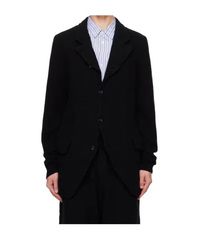Comme Des Garçons Long-sleeved Suit Jacket In Black