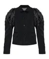 Comme Des Garçons Long-sleeved Suit Jacket In Black