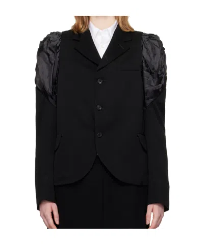 Comme Des Garçons Long-sleeved Suit Jacket In Black