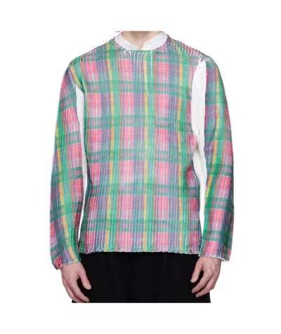 Comme Des Garçons Long-sleeved Sweater In Multi