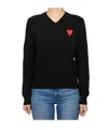 Comme Des Garçons Long-sleeved Sweater In Black