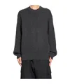 Comme Des Garçons Long-sleeved Sweater In Gray