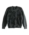 Comme Des Garçons Long-sleeved Sweater In Gray