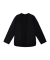 Comme Des Garçons Long-sleeved Sweatshirt In Black