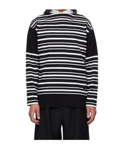 Comme Des Garçons Long-sleeved T-shirt In Black