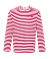 Comme Des Garçons Emblem Heart Cotton T-shirt