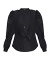 Comme Des Garçons Long-sleeved Tops In Black