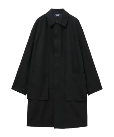 Comme Des Garçons Long-sleeved Windbreaker In Black
