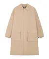 Comme Des Garçons Long-sleeved Windbreaker In Neutral