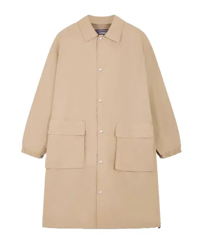 Comme Des Garçons Long-sleeved Windbreaker In Neutral