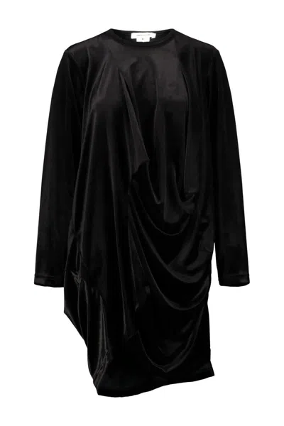 Comme Des Garçons Long Top Clothing In Black
