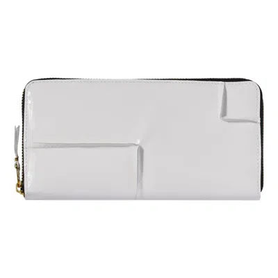 Comme Des Garçons Long Wallet Reversed In Purple