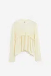 Comme Des Garçons Longsleeve In Cream