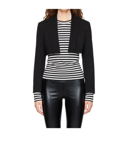 Comme Des Garçons Long-sleeve Jacket In Black