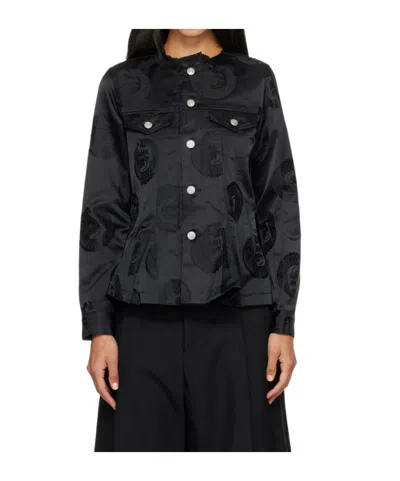 Comme Des Garçons Long-sleeve Jacket In Black