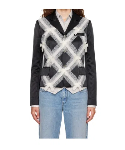 Comme Des Garçons Long-sleeve Jacket In Multi