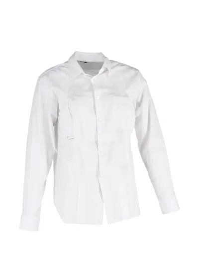 Pre-owned Comme Des Garçons Long-sleeve Shirt In White