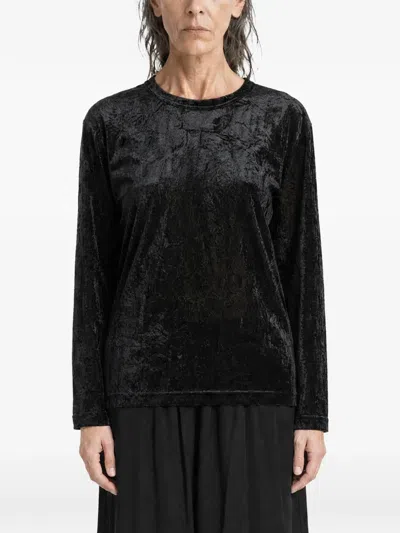 Comme Des Garçons Long-sleeve T-shirt In Black