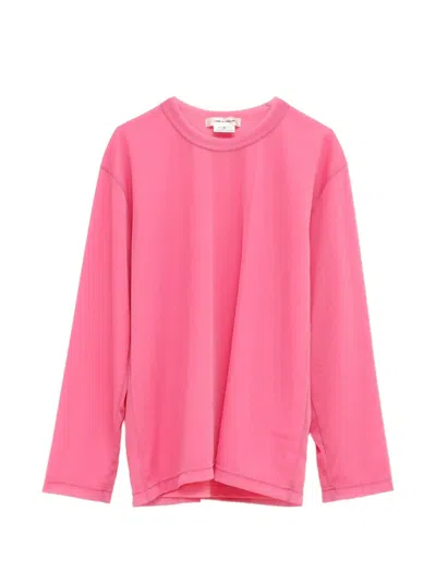 Comme Des Garçons Woman T-shirt Pink Size L Cotton