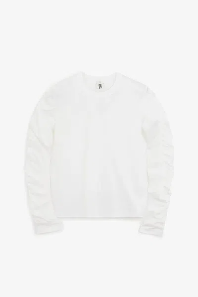 Comme Des Garçons Longsleeve In White