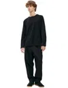 Comme Des Garçons Longsleeve With Buttoned Sleeves In Black