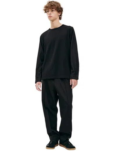 Comme Des Garçons Longsleeve With Buttoned Sleeves In Black