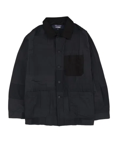 Comme Des Garçons Long-sleeved Casual Jacket In Black