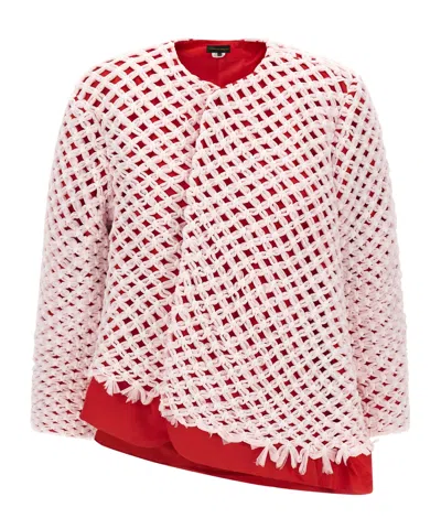 Comme Des Garçons Long-sleeved Casual Jacket In Multi