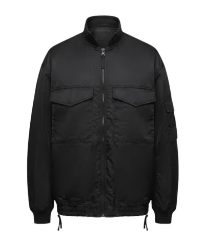 Comme Des Garçons Long-sleeved Jacket In Black