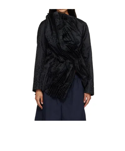 Comme Des Garçons Long-sleeved Jacket In Black
