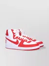 Comme Des Garçons Low Top Sneakers Contrast Paneling In White