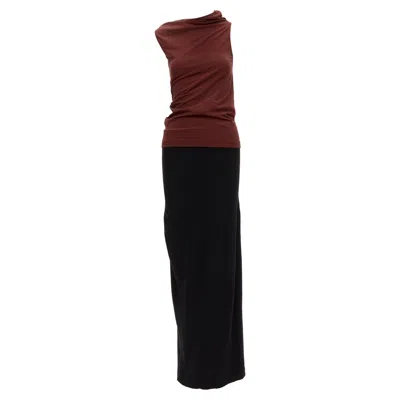 Comme Des Garçons Comme Des Garcons Lumps & Bumps Asymmetric Top Skirt In Red