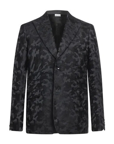 Comme Des Garçons Man Blazer Black Size L Acetate, Polyester, Nylon, Polyurethane