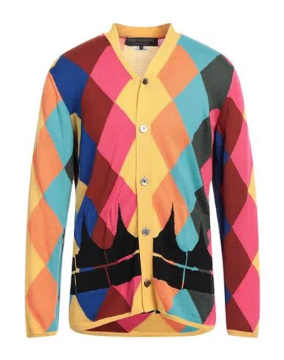 COMME DES GARÇONS COMME DES GARÇONS MAN CARDIGAN MARIGOLD SIZE S WOOL, ACRYLIC