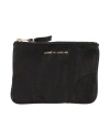 Comme Des Garçons Man Coin Purse Black Size - Leather
