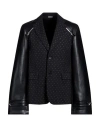 Comme Des Garçons Man Jacket Black Size M Wool, Polyester, Polyurethane In Black