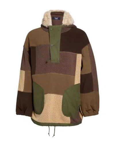 Comme Des Garçons Man Jacket Military Green Size M Polyester, Cotton In Multi