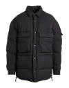 Comme Des Garçons Man Puffer Black Size L Polyester, Elastomultiester In Black
