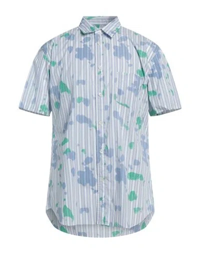 Comme Des Garçons Man Shirt Slate Blue Size L Cotton