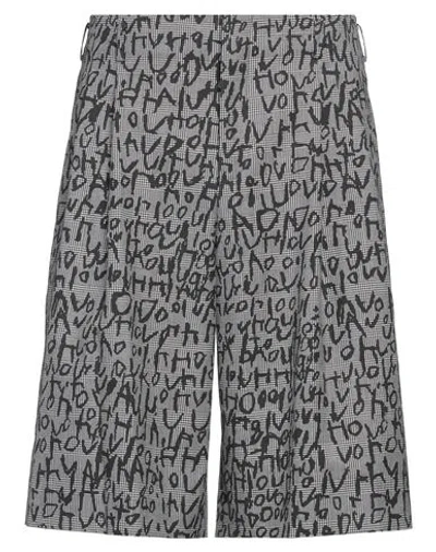Comme Des Garçons Man Shorts & Bermuda Shorts Black Size S Wool, Polyester
