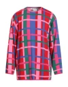 Comme Des Garçons Man Sweater Pink Size M Wool, Acrylic In Multi