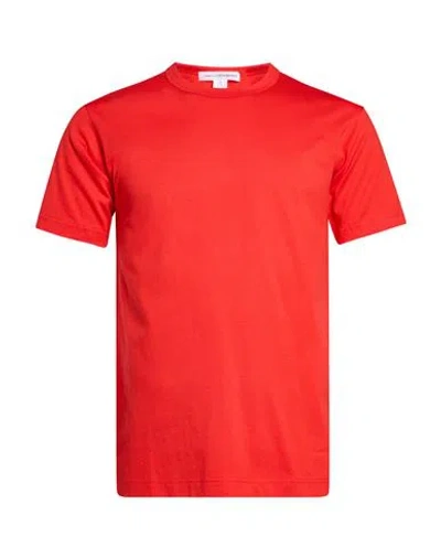 Comme Des Garçons Man T-shirt Red Size M Cotton