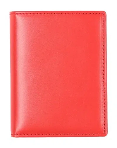 Comme Des Garçons Man Wallet Tomato Red Size - Bovine Leather