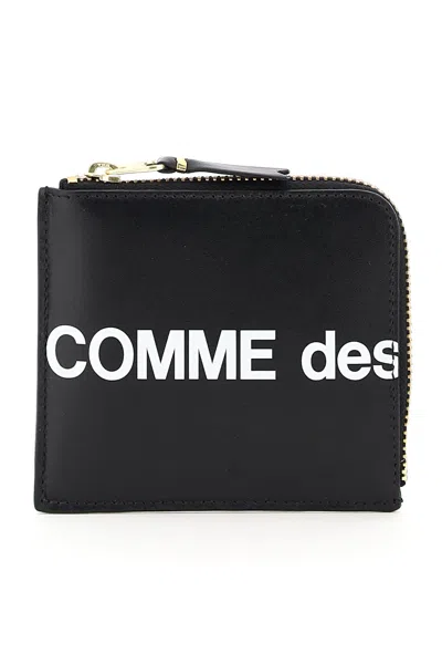 Comme Des Garçons Maxi Logo Wallet In Nero