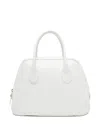 Comme Des Garçons Medium Trapezoid Shoulder Bag In White