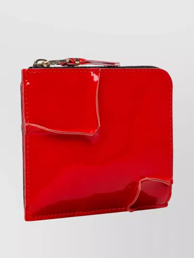 Comme Des Garçons 'medley' Leather Wallet With External Card Slots