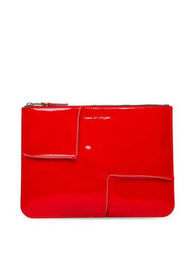 Comme Des Garçons Medley Red Leather Envelope
