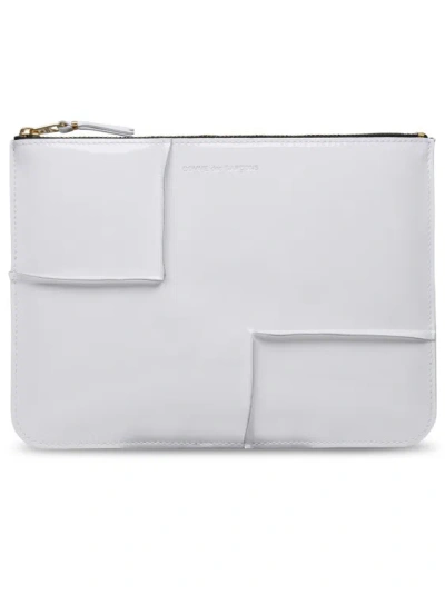 Comme Des Garçons Medley' White Leather Packet