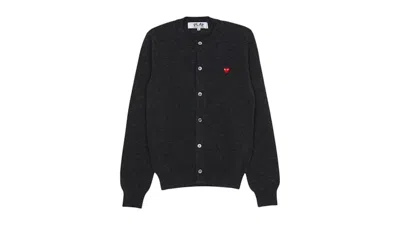 Pre-owned Comme Des Garçons Men's Comme Des Garcons Mini Redwappen Cardigan In Gray