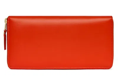 Pre-owned Comme Des Garçons Men's Comme Des Garcons Sa0110 Colour Plain Wallet In Orange